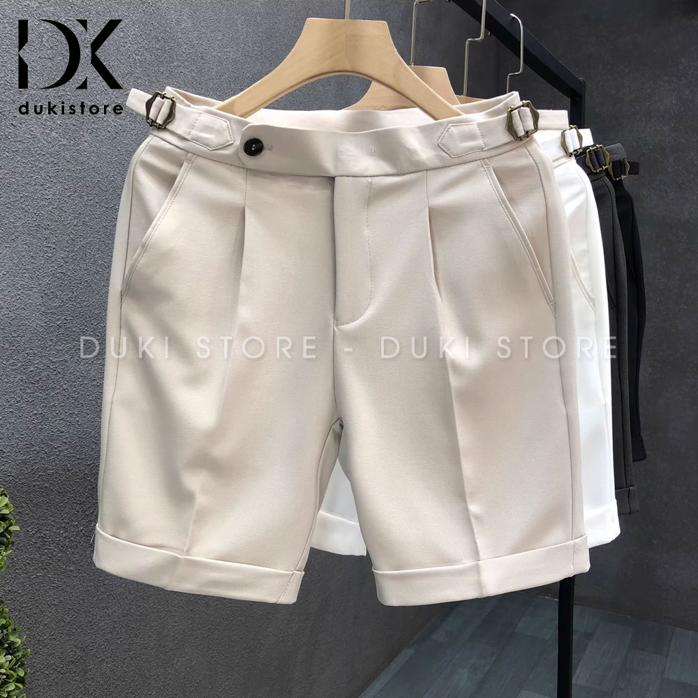 Quần short tây nam màu kem cao cấp QAN0074 quan-short-tay-nam-mau-kem-dep-QAN0074